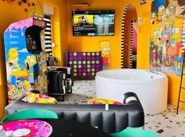 Atypique, Parking, Jacuzzi, Jeux, borne Arcade