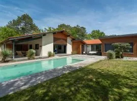 Villa Contemporaine 14 Pers. avec Piscine Chauffée et Jardin - Dune du Pyla et Plages à Proximité - FR-1-319-512