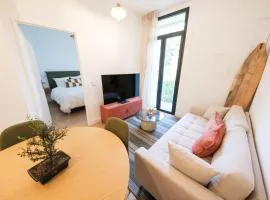 Les Suites du Parc - Appartement lumineux de 2 chambres avec une vue imprenable sur le parc Simone Veil à 2 minutes des halles