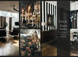 Fox n Fern Nashville - Rooftop Oasis with Fireplace - 4BR - Berry Hill, 12 South, The Gulch, Belmont