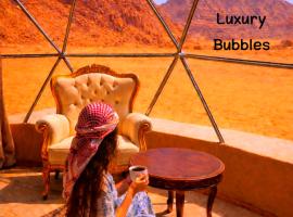 Olivia Rum Luxury Bubbles & Jeep Tours, hótel í Wadi Rum