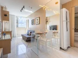 Studio completo estilo casa com lava e seca, Go Inn