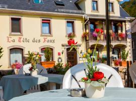 Logis Hôtel Restaurant La Tête Des Faux, hotell i Le Bonhomme