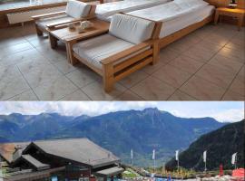 Centre Thermal - Studio SUD terrasse SOLEIL, hotel en Ovronnaz