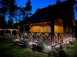 Zacisze na Jurze - Leśny Domek z kominkiem i jakuzzi