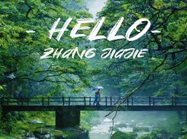 Zhangjiajie में, होटल Zhangjiajie Forest Oxygen Bar Resort Hotel - New Hotel in 2026 Large& Buffet Breakfast&Gym&Near East Gate &Free Laundry Service & Mini Bar &Coffee and Travel Guide Explanation of Tour Plan reserve English Butler