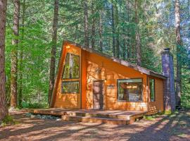 이넘클로에 위치한 호텔 Secluded Greenwater Cabin with Loft Near Rainier
