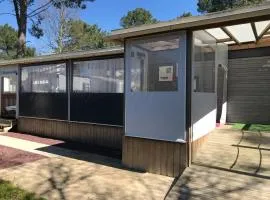 Grand Mobile home Taos 2 chambres 2 Salles d'eau Terrasse XXL couverte et fermée