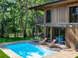 Villa 4 suites parentales-Piscine chauffée-climatisation-Moliets