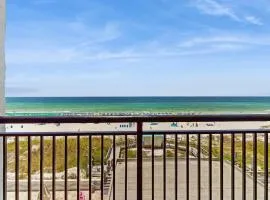 Gorgeous gulf front condo with pools hot tub and gym