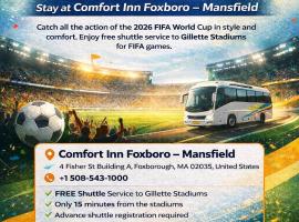Comfort Inn Foxboro - Mansfield, hotel v mestu Foxborough