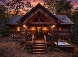 3 Suite Peaceful Blue Ridge Cabin, Hotel in Mineral Bluff