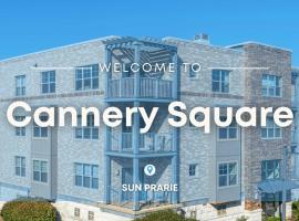 Cannery Square Apartment 104, hotell i Sun Prairie