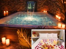 Apartamento con Jacuzzi y Terraza Privada con BBQ: El Seis'te bir otel