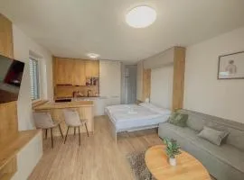 Cozy studio with free parking near the lake