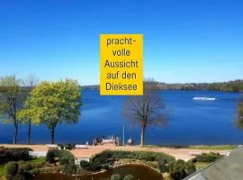 Heimathafen Dieksee - mit direktem Seeblick & Balkon am Dieksee