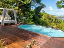 L'Ombre de L'Eucalyptus Bel Appart Chambre-Salon Vue Mer & Piscine