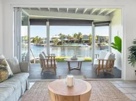 Stunning coastal townhouse with waterfront views