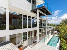 Sophisticated coastal sanctum with panoramic views