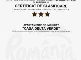 Casa delta verde, hotel a Mahmudia