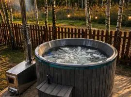 Domek Na Wyłączność Z Prywatnym Ogrodzeniem w Cenie Sauna i Jacuzzi Rowery Grill Pyszne Śniadania Blisko Suntago Stan Spokoju Tu i Teraz Wdech i Wydech