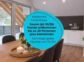 Ferienhaus Bergzeit Alpirsbach | Sauna (ab 10/26) | Hunde willkommen | 20 Personen