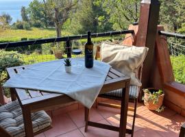 Bergamot Apartment with Terrace and Sea View – hotel w mieście Scalea