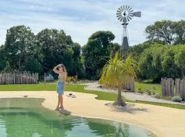 IZ Chapa - Casa 1 - Casa en Complejo A Cuatro Cuadras de Playa Luna Roja Con Pileta - Hola Sur