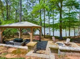 Lakefront Escape w/ Dock & Fire Pit: Sleeps 12