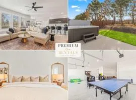 Generous 4BR Home w Hot Tub & Game room