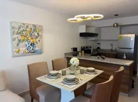 Modern top floor apartment with pool