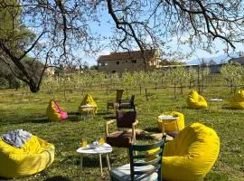 two badroom apartment with nature view and garden