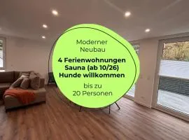 Quartier Vierwald | 4 Fewos | Sauna (Okt. 26) | Hunde willkommen