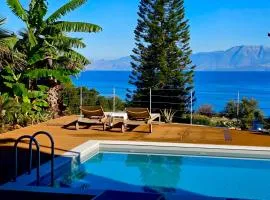Cozy Romantic Studio with Pool & Sea View Rastoni