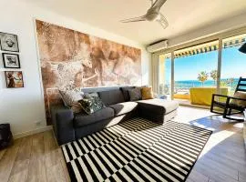 Golf Juan Studio Beach across the street sleeps 4