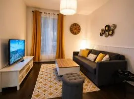 Appartement 2 pieces cosy proche Paris et metro wifi rapide arrivee autonome