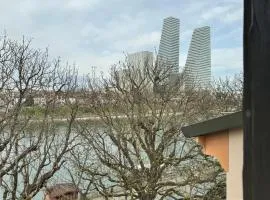 Studio 10 Rhine View - Quiet and Cozy - 10min walk to City Center, 15min to Main Station