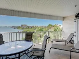 Large Balcony and Water Views Indian Shores Condo!
