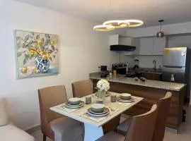 Modern top floor apartment with pool