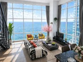 Panoramic Sea view 2BR Duplex High Floor George Town 203A Maritime Suite