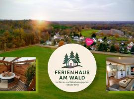 Ferienhaus am Wald - Leipzig Land Whirlpool & Infrarotkabine, hotel em Brandis