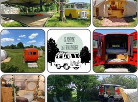 Viesnīca Glamping La Fraventure pilsētā La Celle-sous-Gouzon