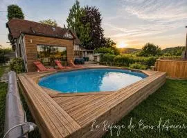 Le Refuge du Bois d'Amour avec Piscine et Jacuzzi