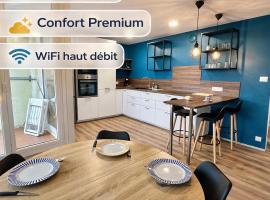 Brand-new 3BR Balcony Desks Parking A450, Hotel in Brignais