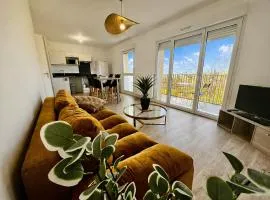 Balcon secret - T3 neuf calme, balcon, parking, proche autoroute