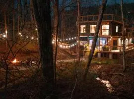 Unique Container Retreat with Creek Villa