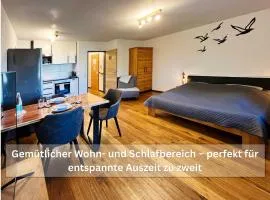 Ruhige Ferienwohnung Seemöwe mit Balkon - ideal für Paare & Radurlauber