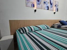 Descanso em família a 5min a pé do Santuário Nacional