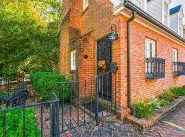 Charming brick home with patio, WiFi, AC, & WD - walk to everything
