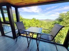 Cabaña privada en Mazamitla con fogatero y terraza